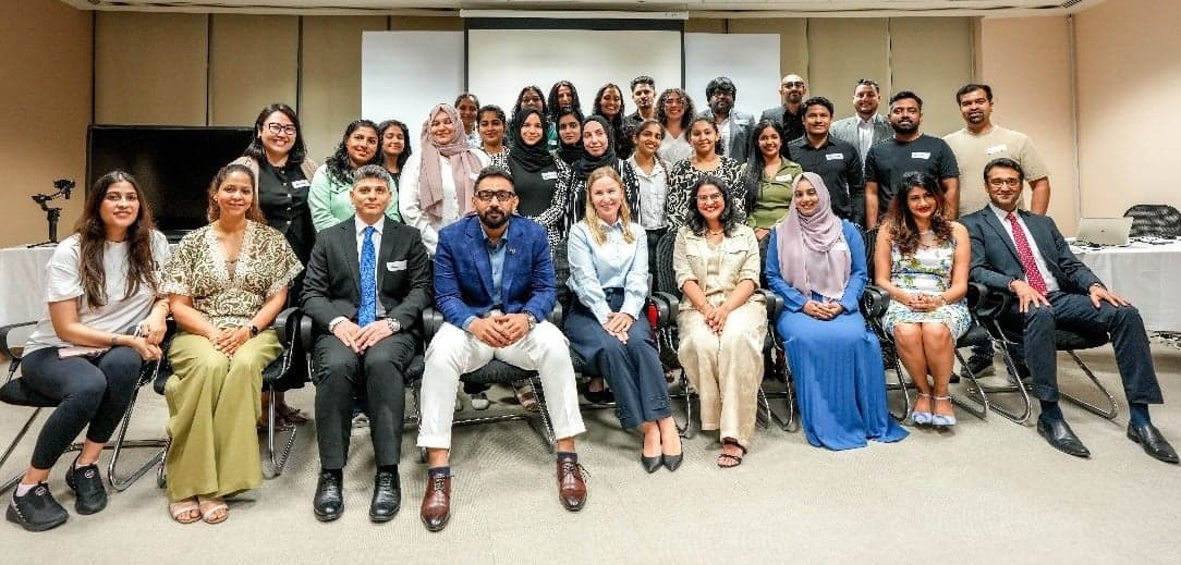 EAS members at a professional gathering in the UAE